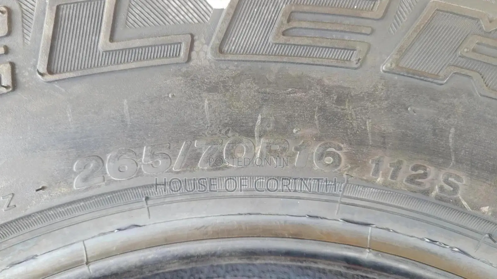 265/70r16 Bridgestone D697 All Terrain