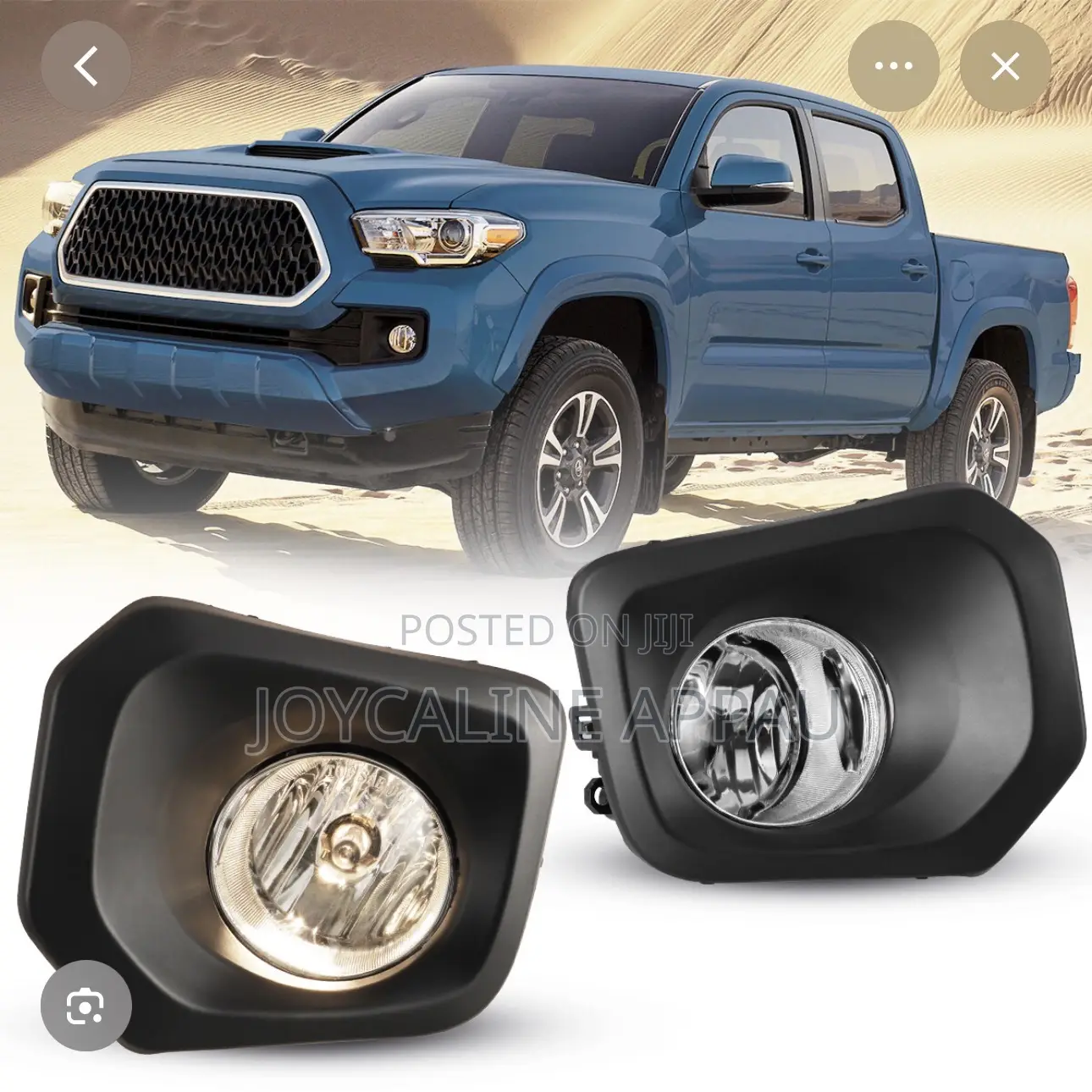 Toyota Tacoma 2016 to 2022 Fog Light and Cover With Bulb and Cable