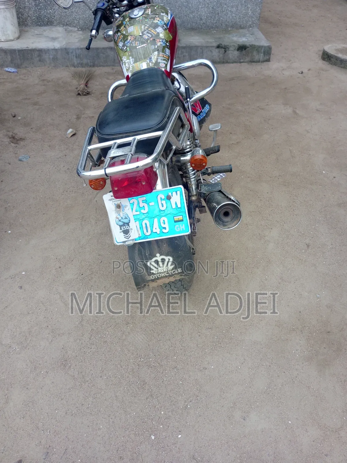 Haojue HJ125-8K 2025 Red