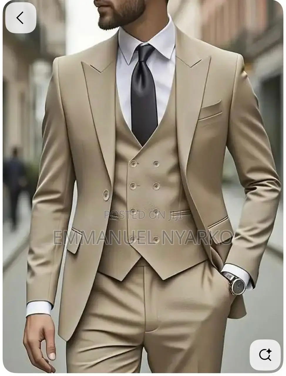3pcs Suit Available