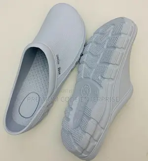Medical Clog Safety Crocs Wear – White Anti-slip Healthcare Work Shoes