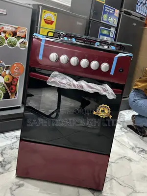 Order Newest Volcano 4 Gas Cooker Electric Red 50x50
