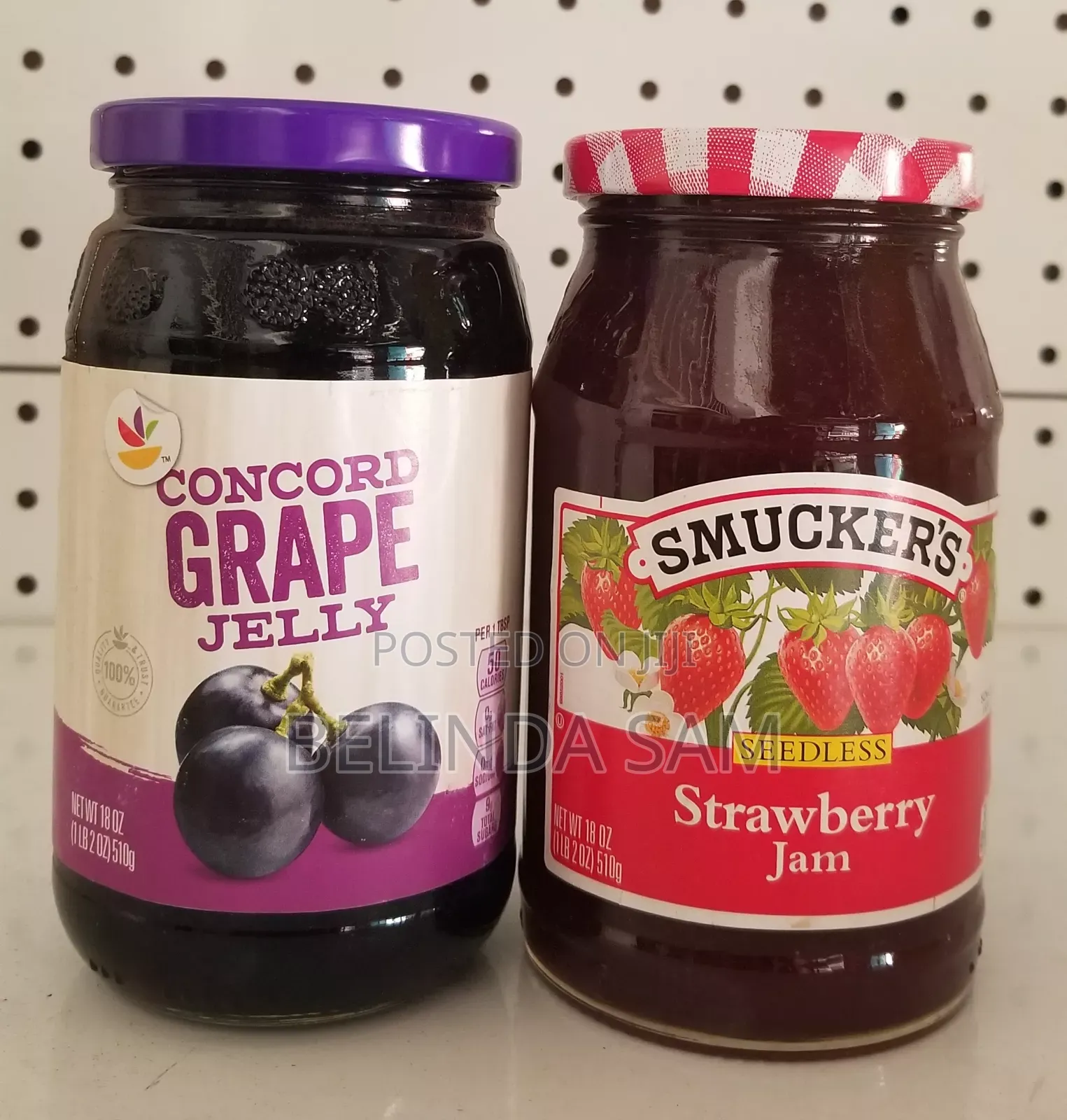 Concord, Welch and Smucker's Jams