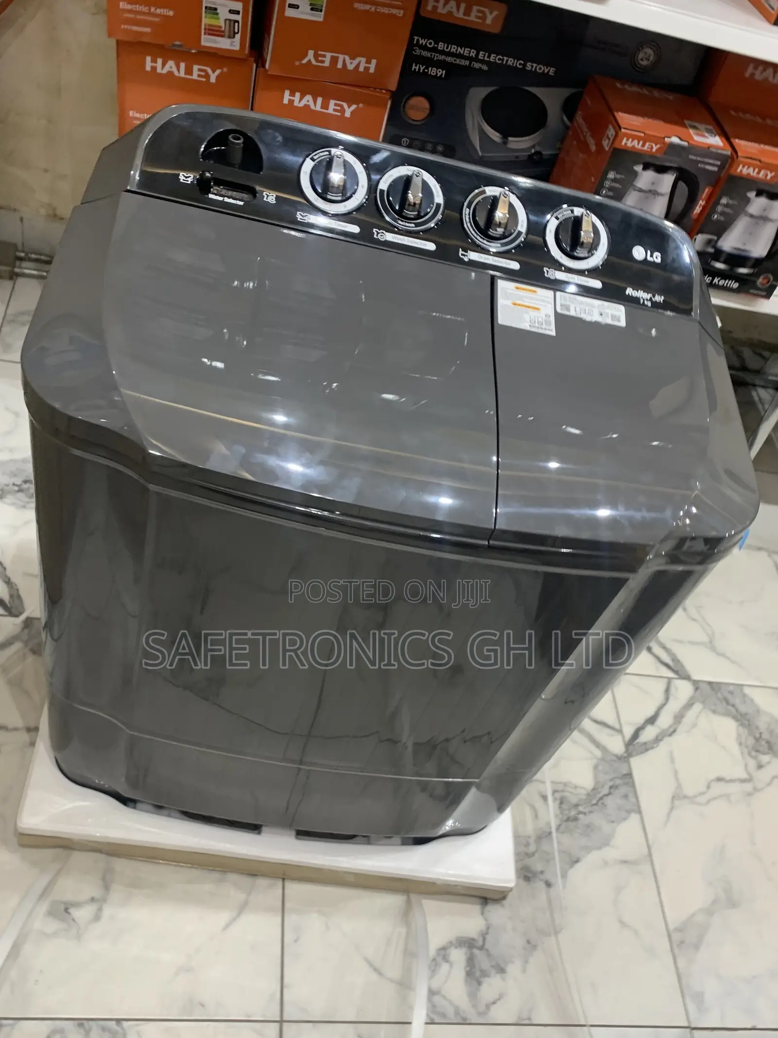 Ultra Modern New Lg 7.0kg Topload Twintub Grey Washingmachine