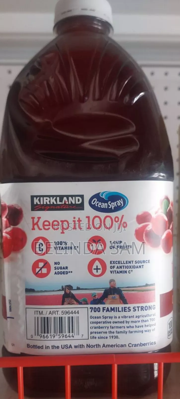 Cranberry and Apple Juice