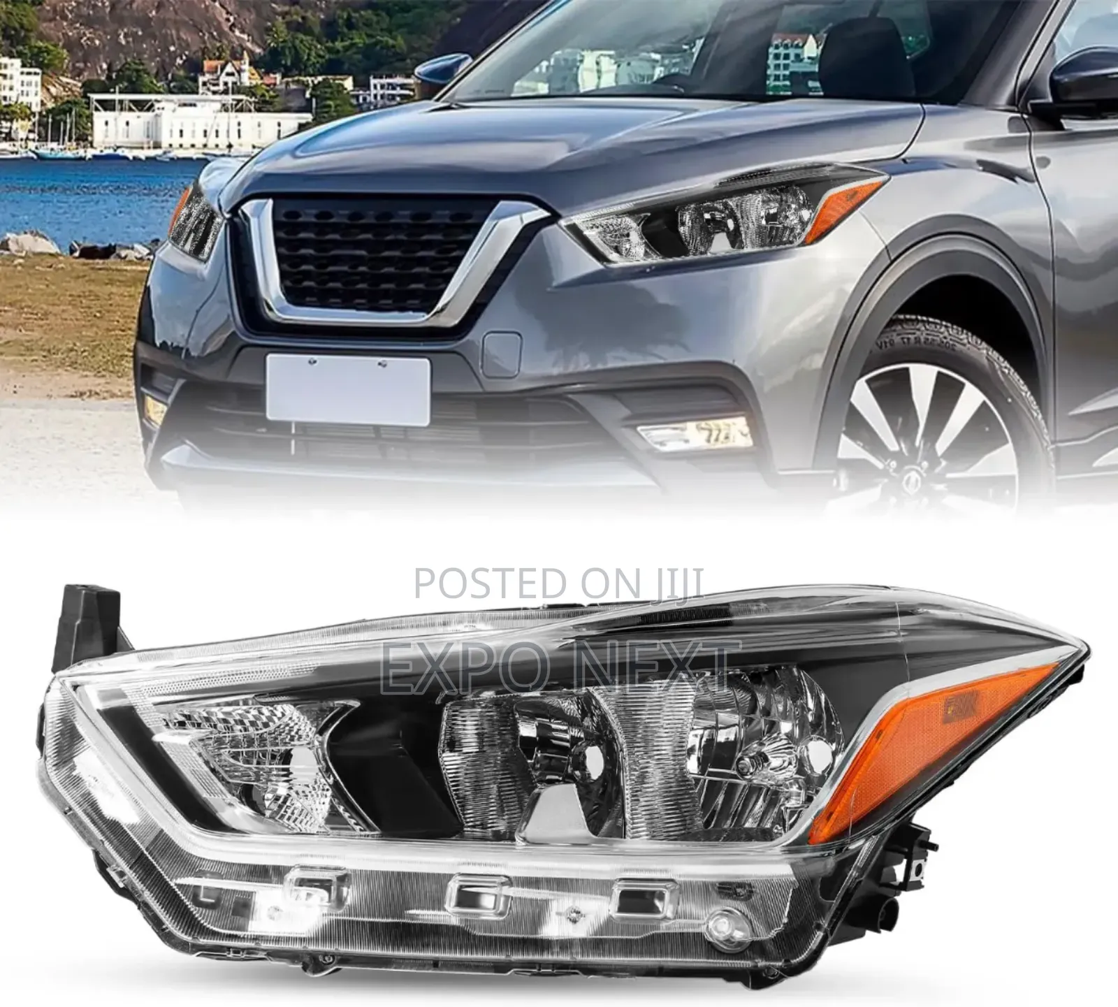 Head Light Usa For Nissan Kicks 2017-2022