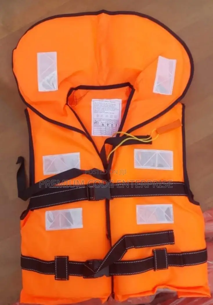 Reflective Life Jacket With Whistle – High-visibility Safety Life Vest