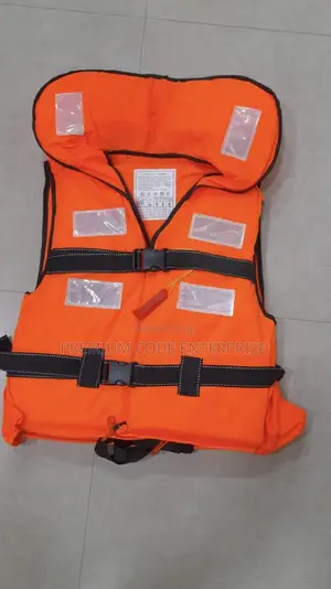 Reflective Life Jacket With Whistle – High-visibility Safety Life Vest