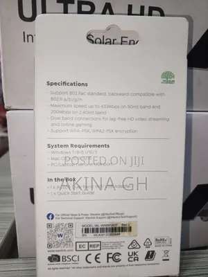 Wavlink Ac650 Dual Band Wi-Fi Usb Adapter