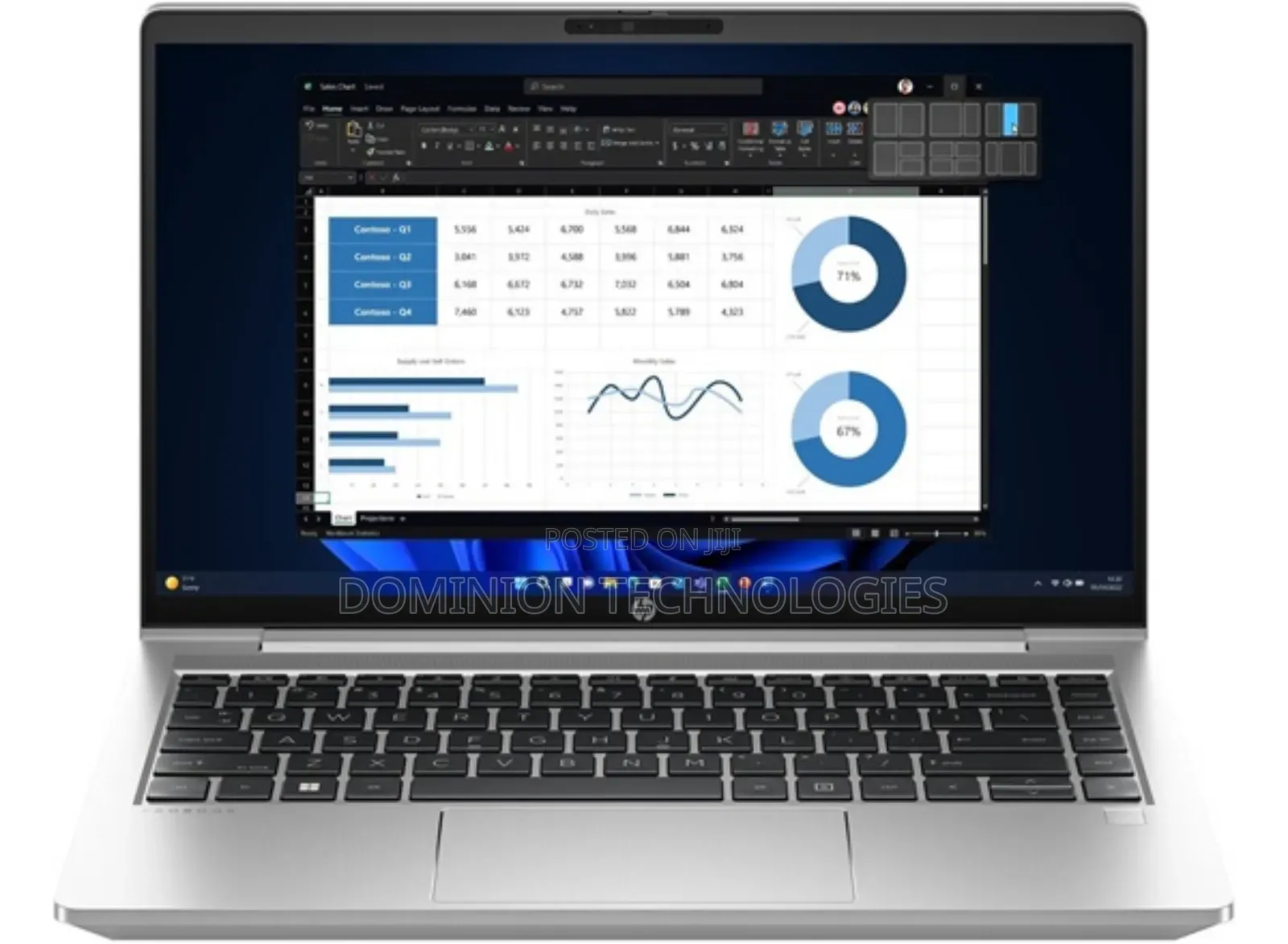 New Laptop HP ProBook 440 G10 8GB Intel Core I7 SSD 512GB