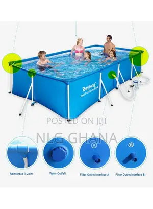 Rectangular Pool Frame Without Cartridge Filter Pump Ghx1672