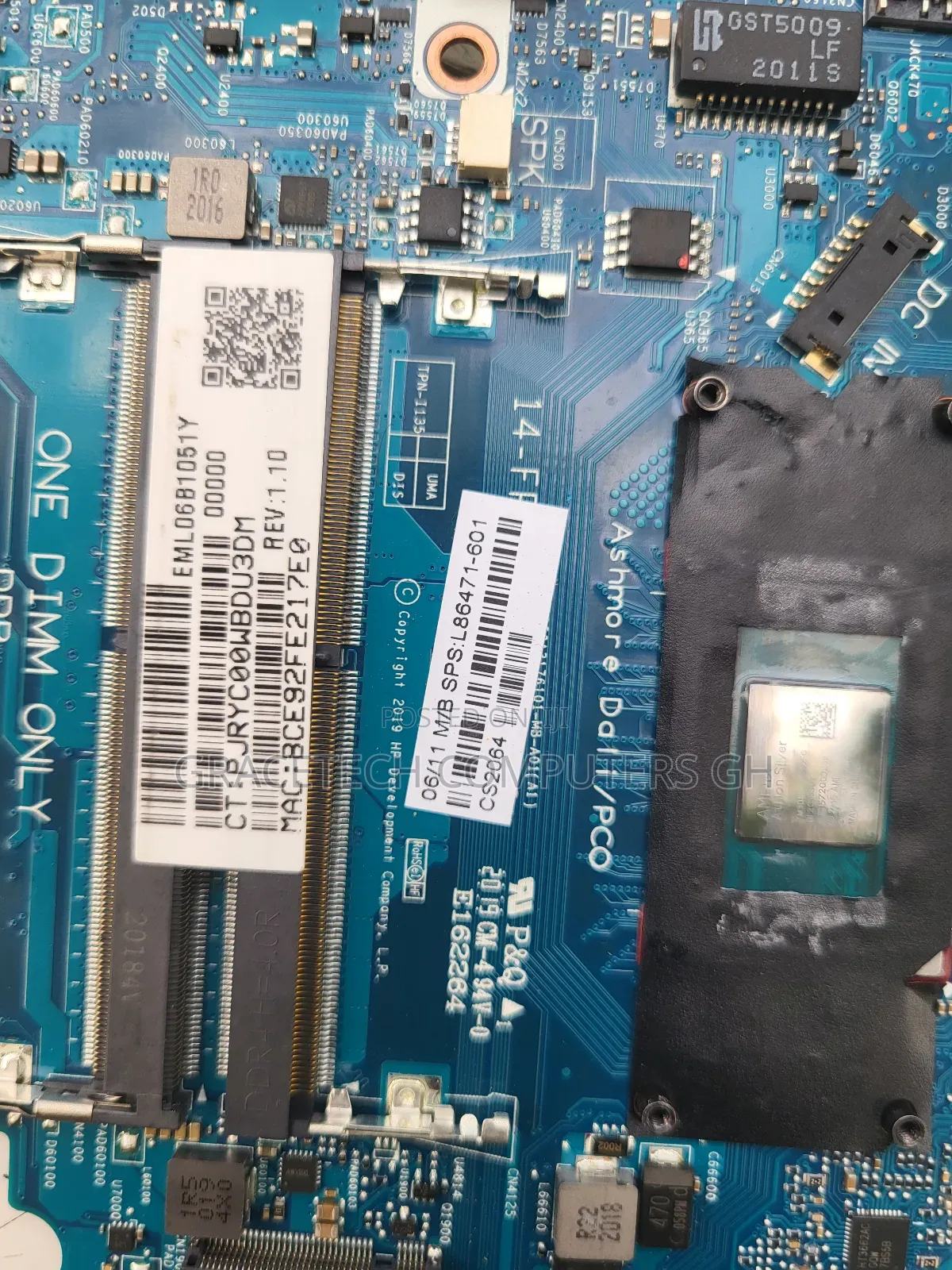Hp 14-Dk 14s-Dk 14z-Dk Series Amd Motherboard