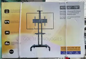 Ava1500-60-1p Tv or Display Stand Fits 32” - 75” Movable Display