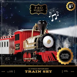 75 Pieces Motorized Train Set