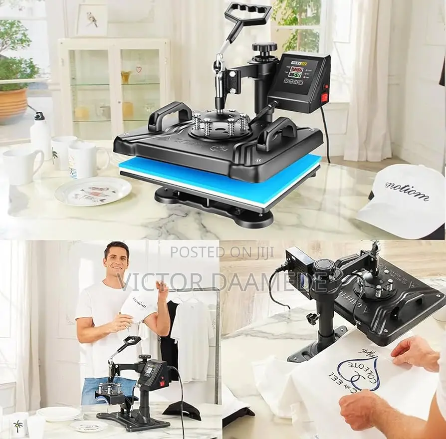 5 in 1 Combo Heat Press Machine
