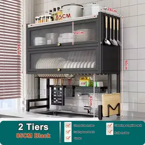 Over The Sink Kitchen Rack (Double Sink And 2 Tier )