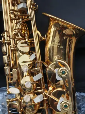 Golden Yamaha Alto Saxophone.