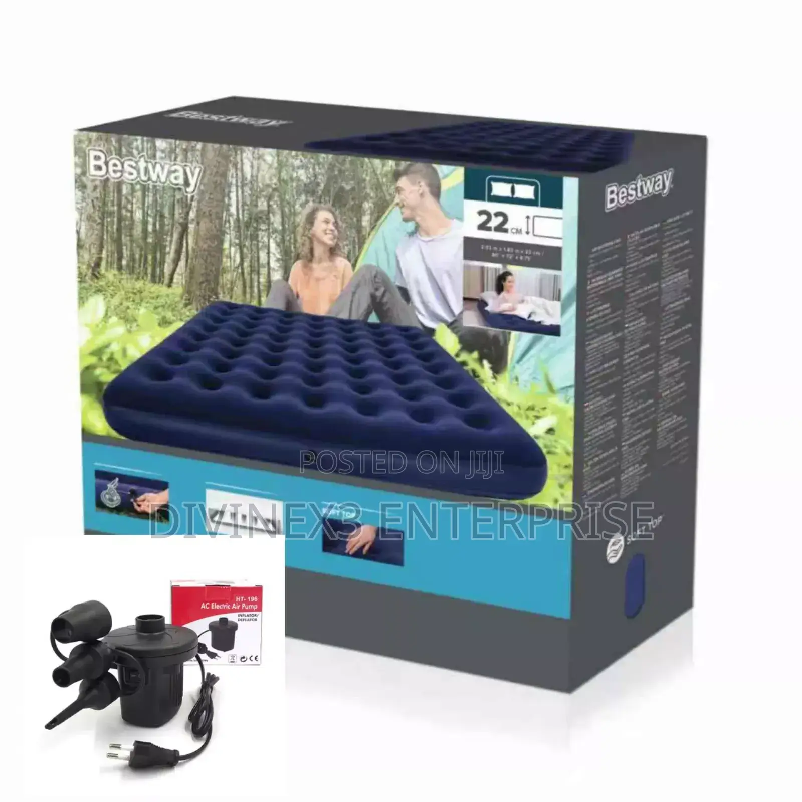 Queen Size Air Mattress With Electric Pump
