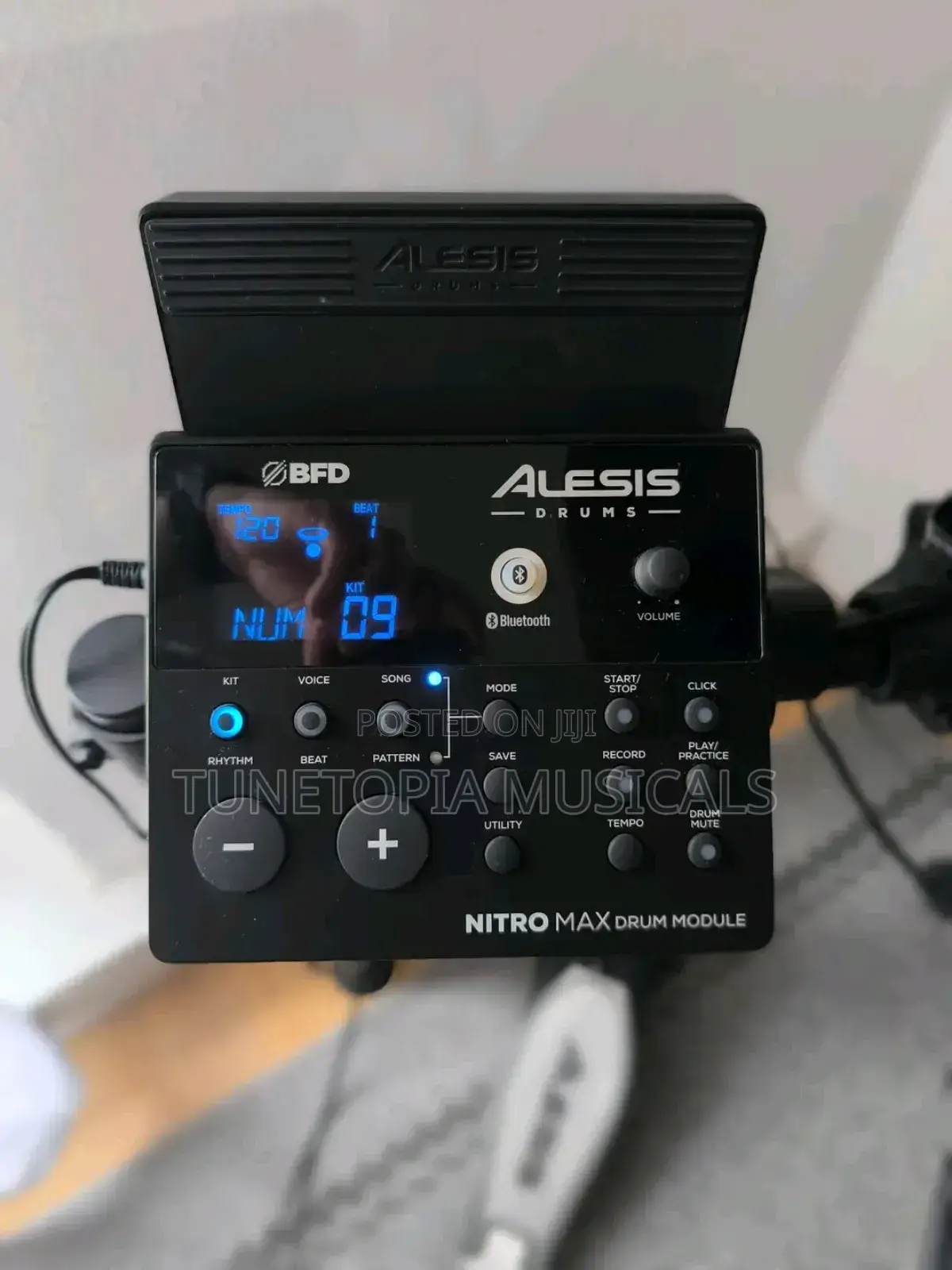 Alesis Nitro Max Electronic Drum Set.