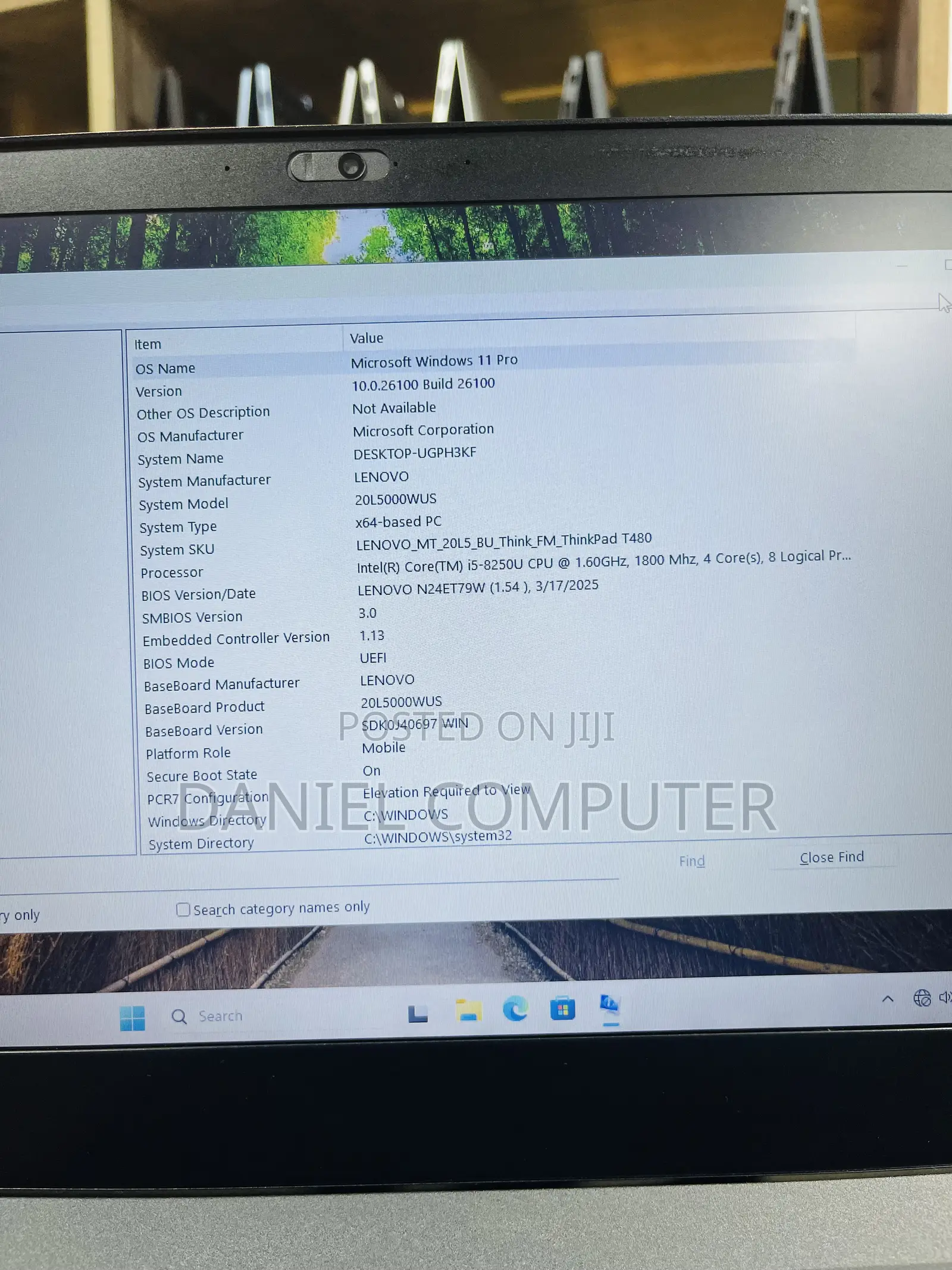 Laptop Lenovo ThinkPad T480 8GB Intel Core i5 SSD 256GB in Kokomlemle ...