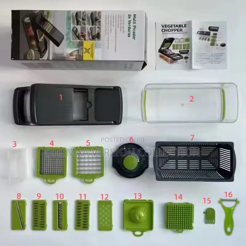 16pcs Vegetable Cutter