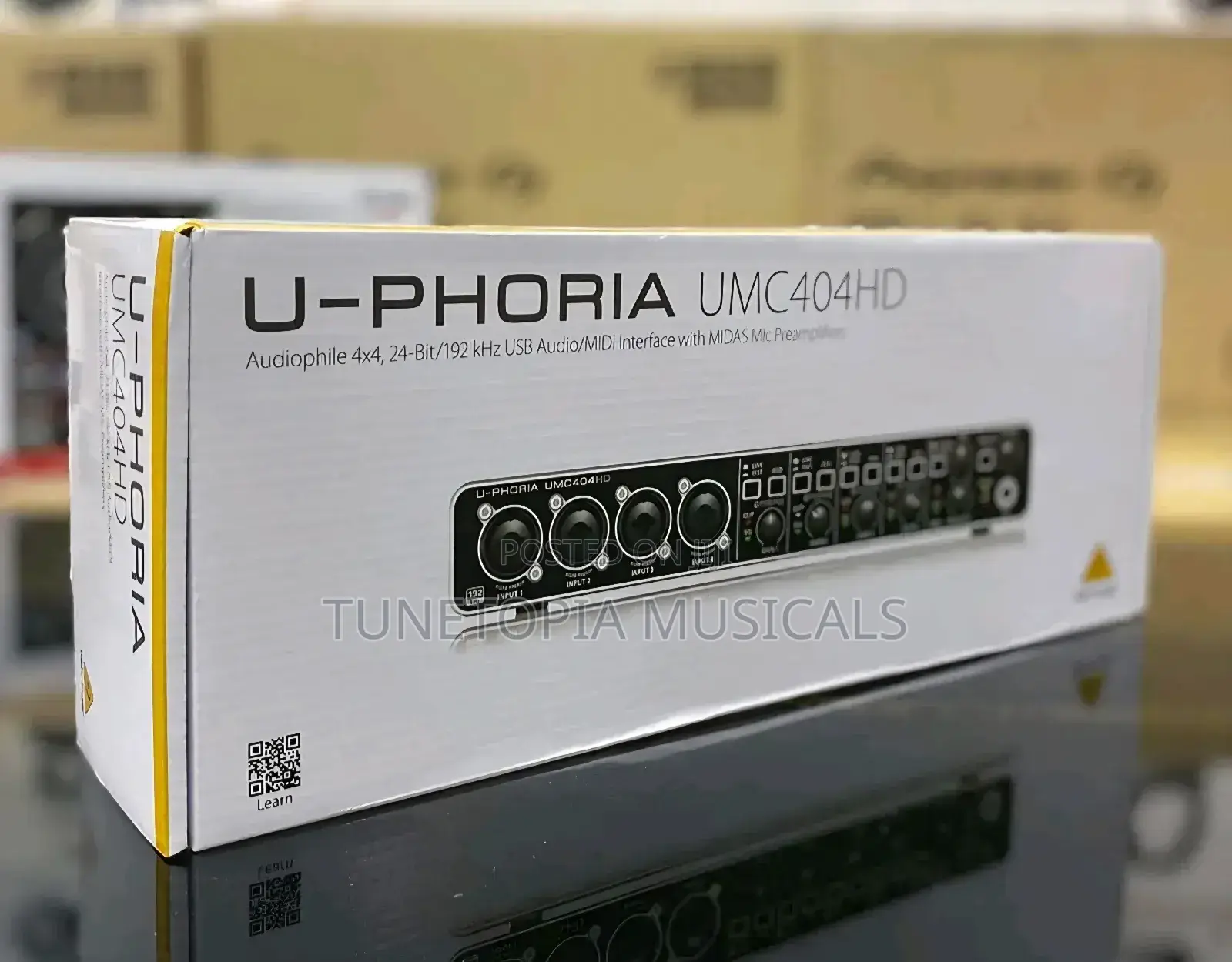 Behringer U-Phoria Umc404hd Usb Audio Interface.