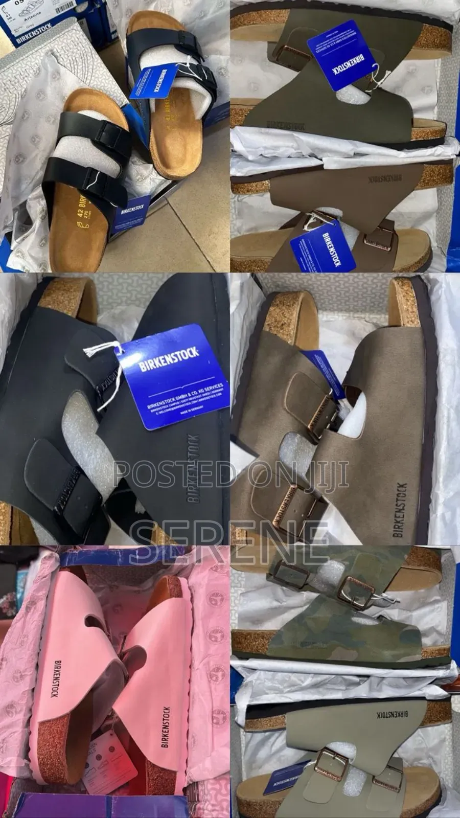 Authentic Birkenstock; Boston and Other Types