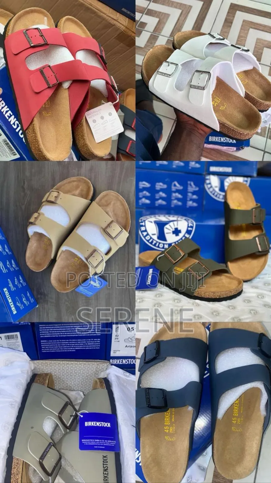Authentic Birkenstock; Boston and Other Types