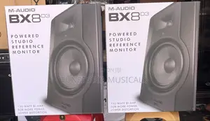 M-audio Bx8 D3 8" Powered Studio Reference Monitors.