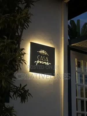 Rectangular Backlit Signage