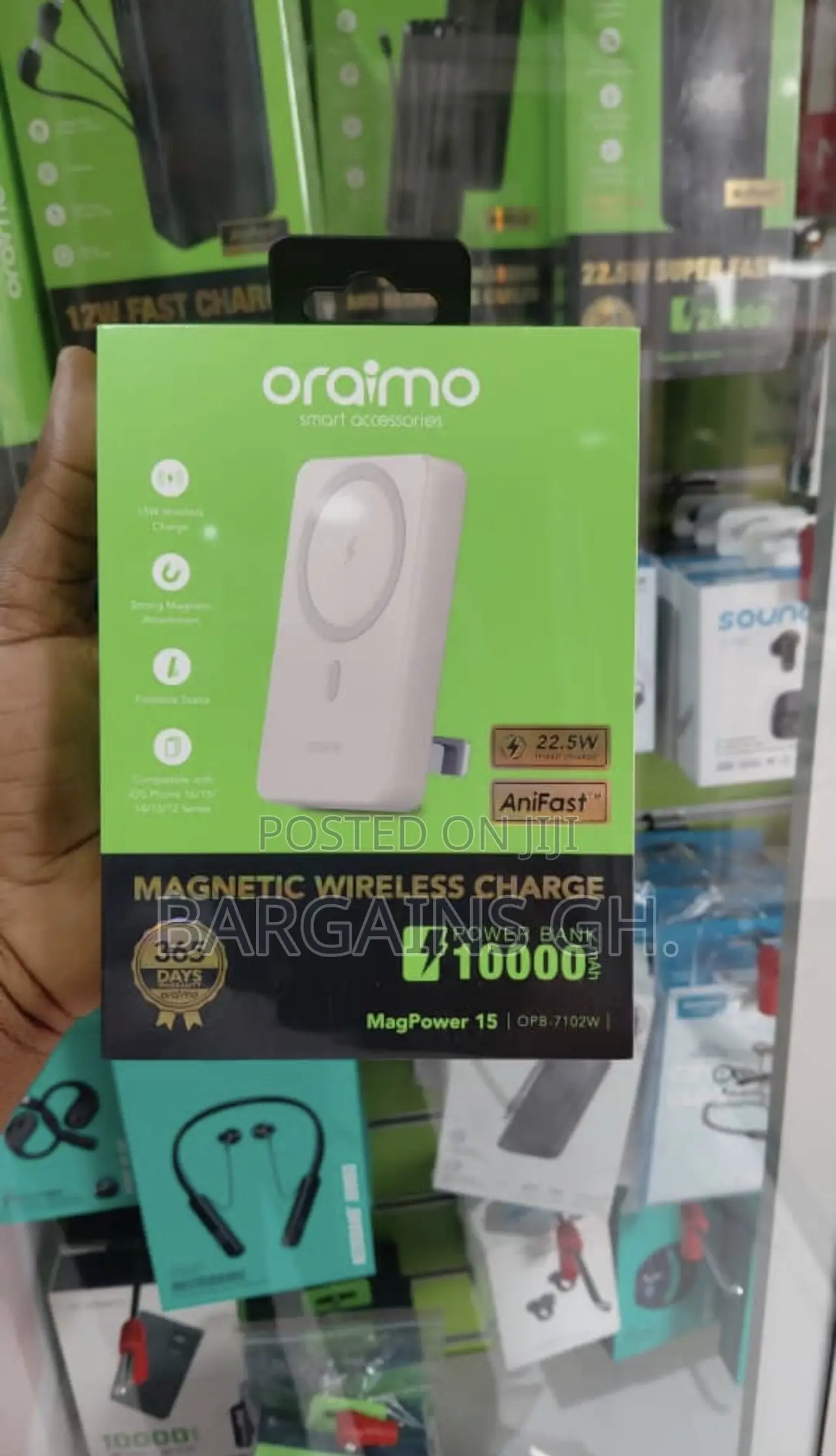 Oraimo Magsafe 15 Magnetic Wireless Power Bank
