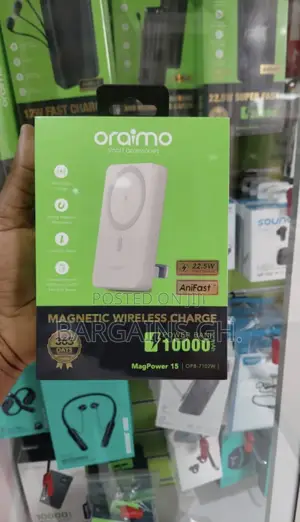 Oraimo Magsafe 15 Magnetic Wireless Power Bank