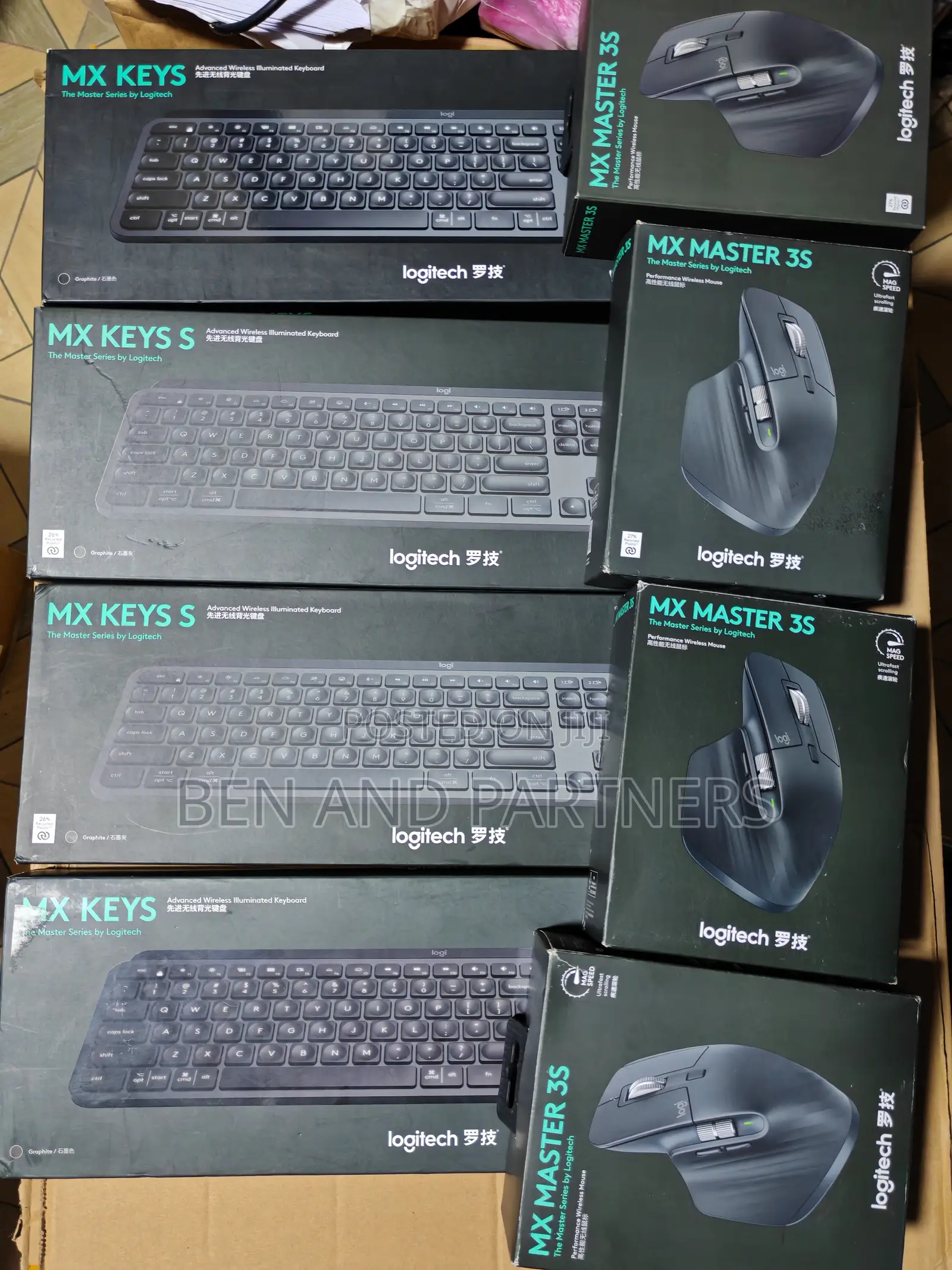 Logitech Mx Keys & Mx Master 3s Combo