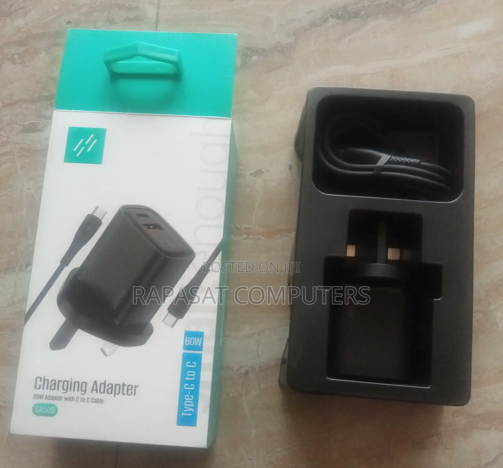 Heatz 20w Chargiing Adapter With Typ C Cable Sa505