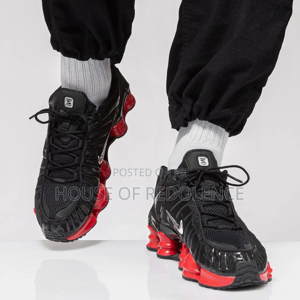 Skepta X Nike Shox Tl Black Red Sneakers