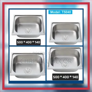 Modern Stainless Steel Sink - Single Bowl.