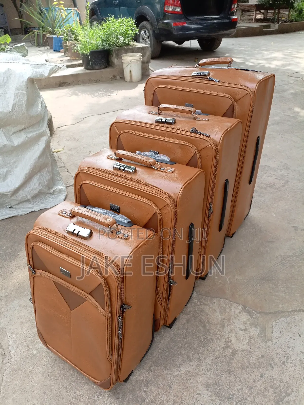 4 in 1 Leather Traveling Bag