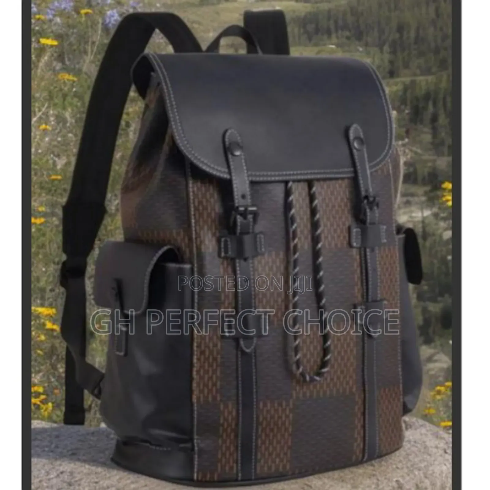 Personalized Leather Backpack