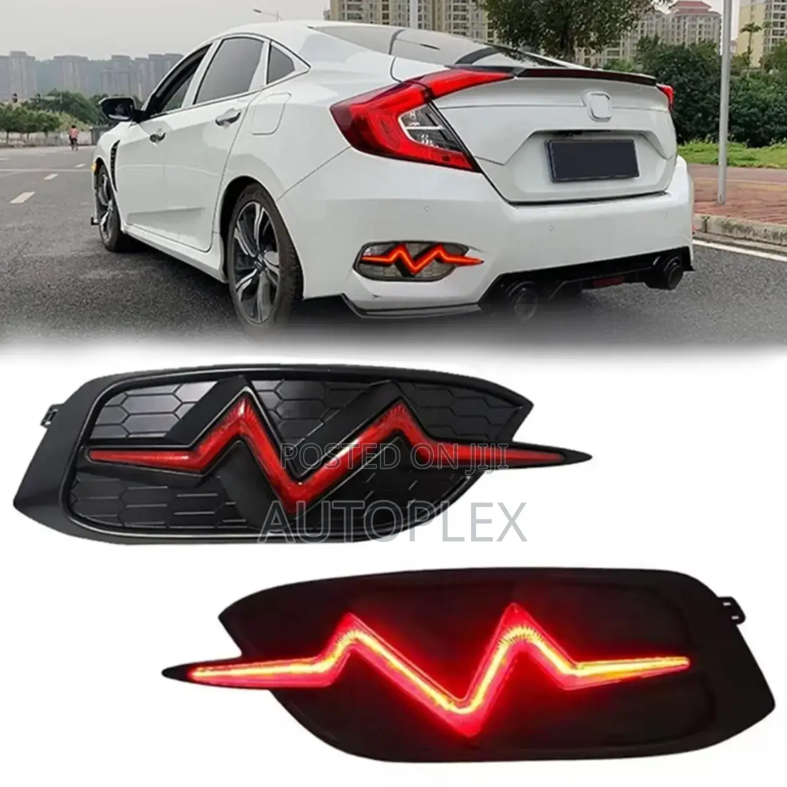 Honda Civic Rear Bumper Reflector