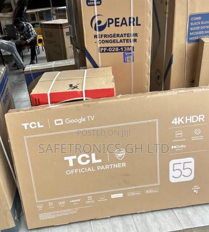 Secure TCL P635 55 Inch Frameless Android Smart Tv
