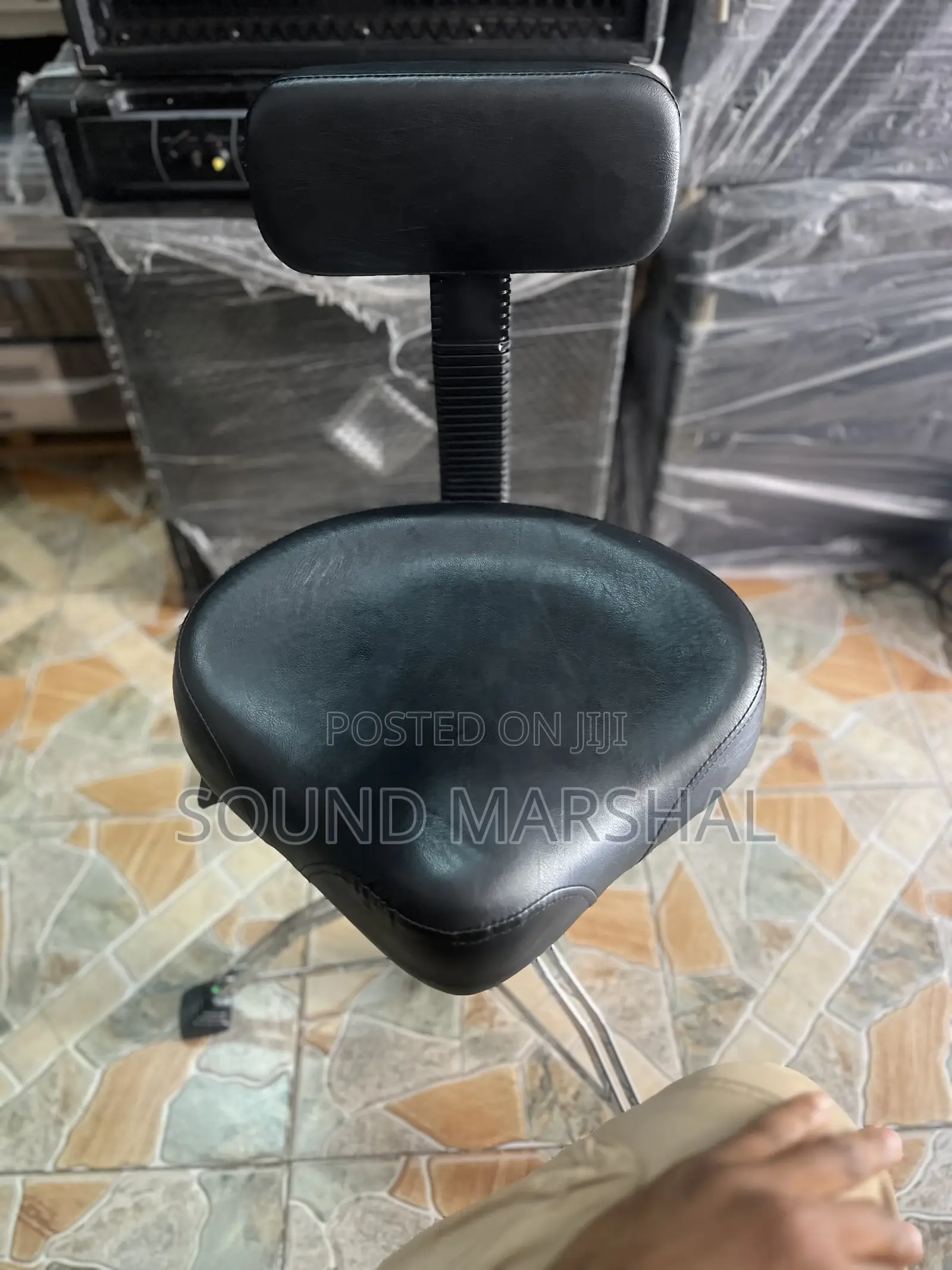 Adjustable Drum Seat With Back Rest