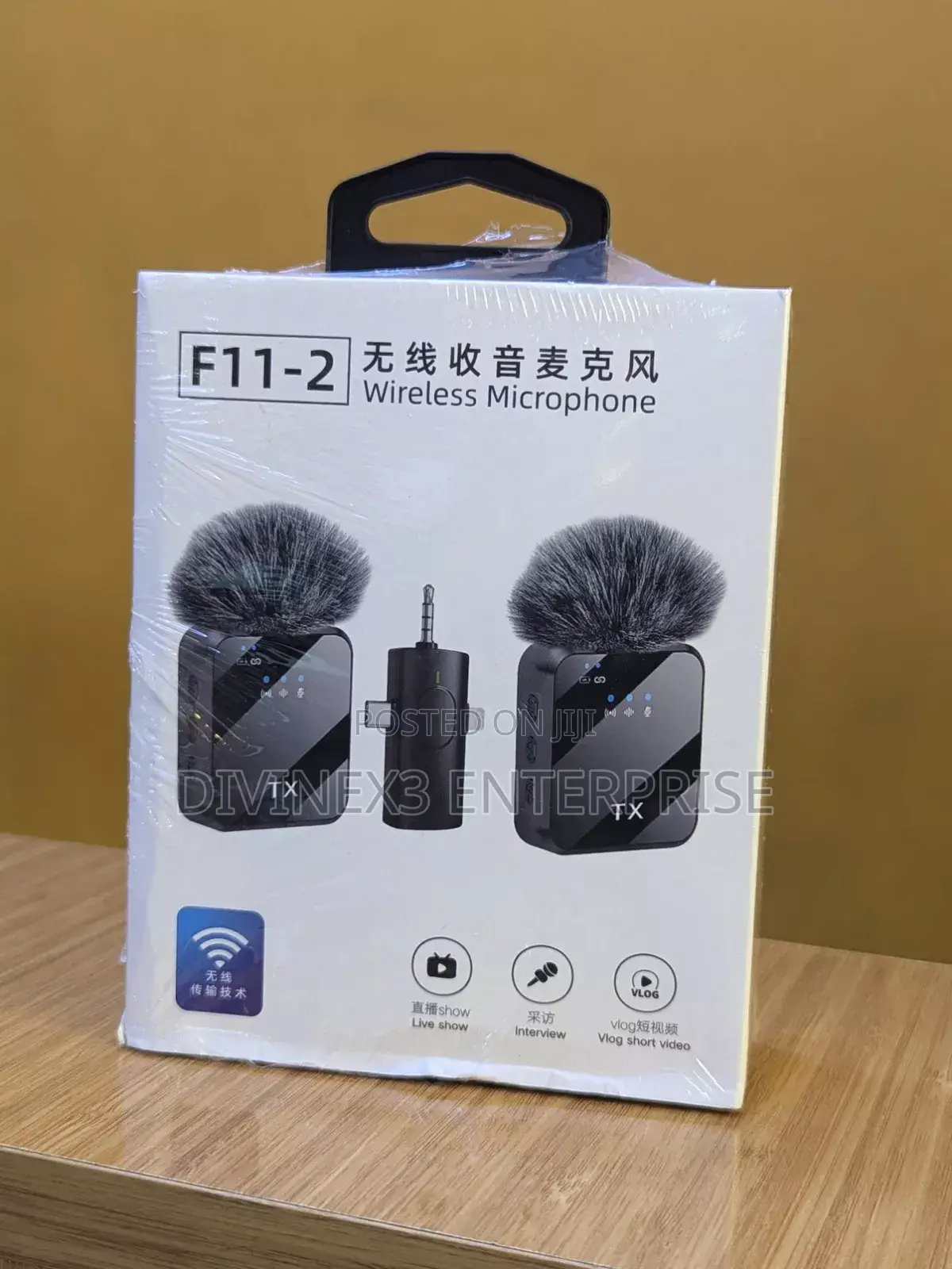 Dual Wireless Microphone For Mobile Phones, Computer, Dslr Cameras