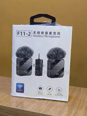 Dual Wireless Microphone For Mobile Phones, Computer, Dslr Cameras