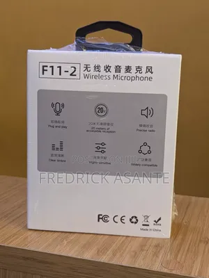 Dual Wireless Microphone For Mobile Phones, Computer, Dslr Cameras