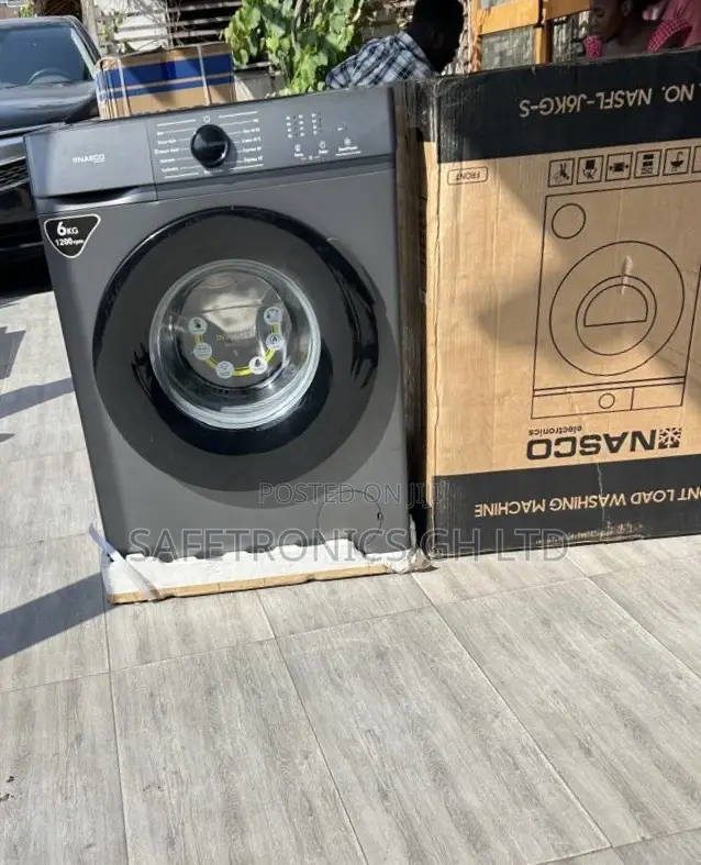 Recommend New 8kg Nasco Full Automatic Frontload Grey Electric Washer