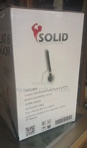Solid Cat 6 Sftp Outdoor Cable 305m
