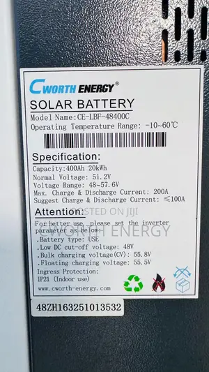 48v400ah 20kwh Lithium Battery
