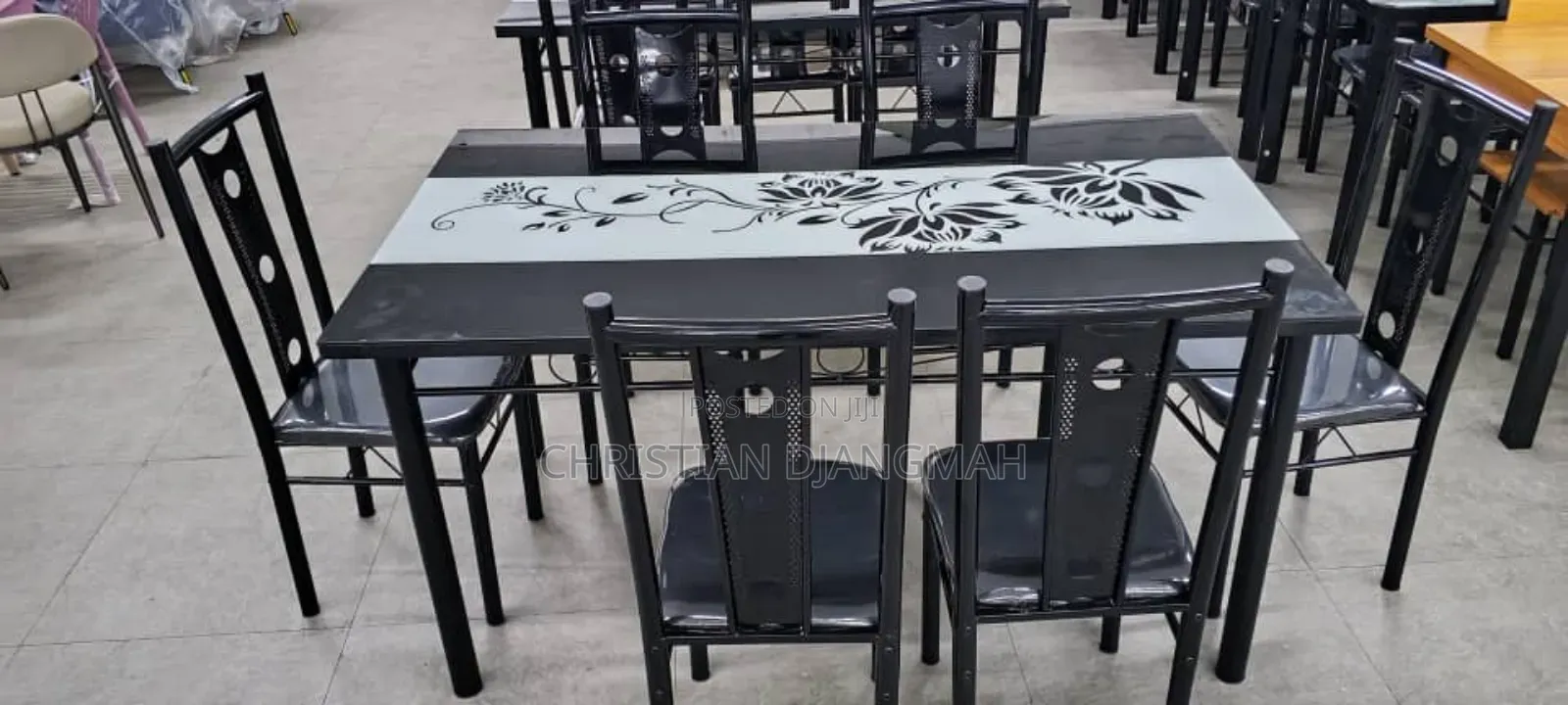 Glass Top Dining Set