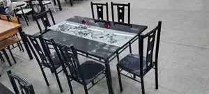 Glass Top Dining Set