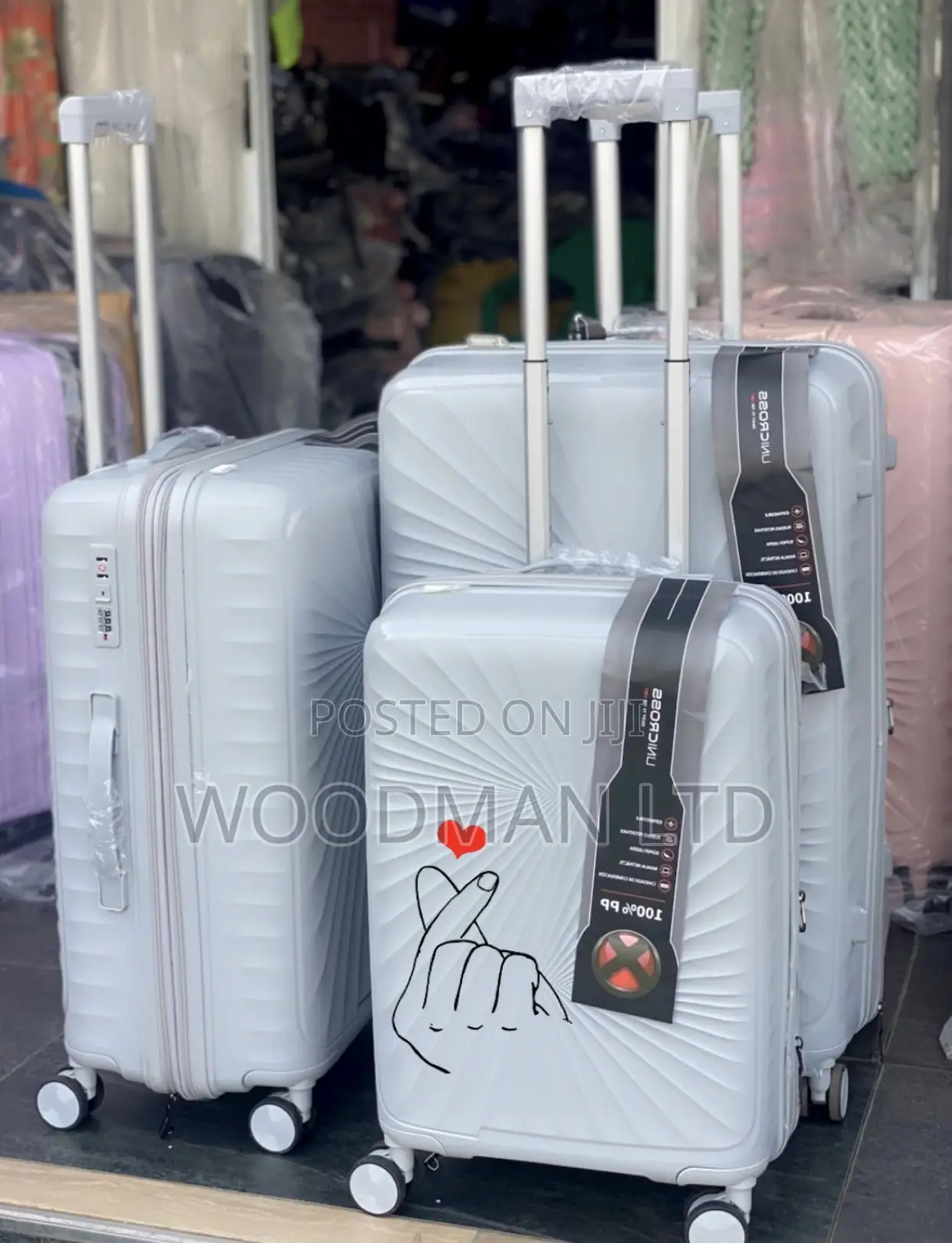 Expandable Anticrack 3set Travel Suitcase